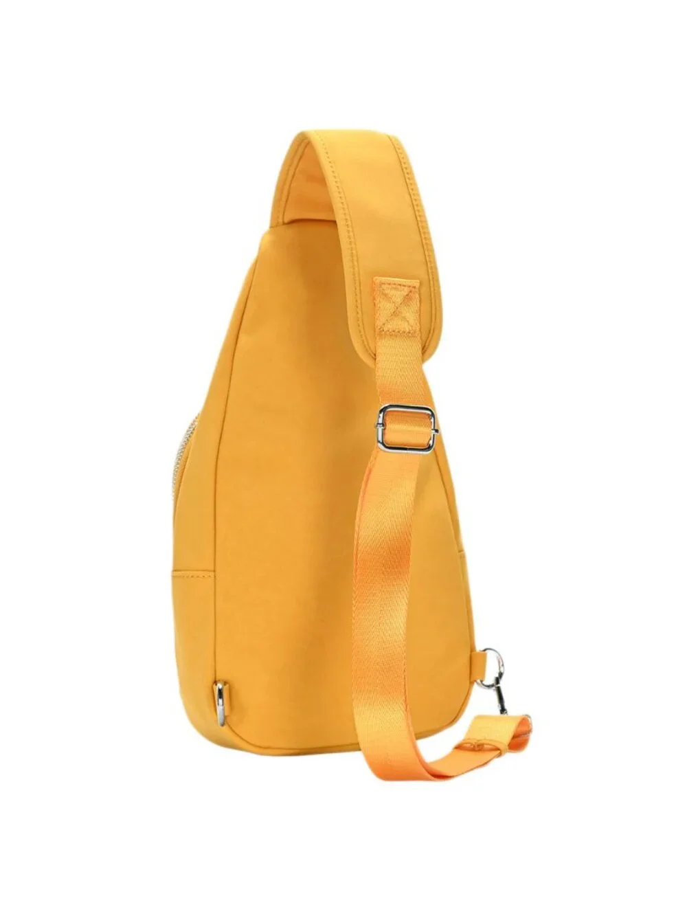 Tigerstars Solid Yellow Multi-Pocket Crossbody Sling Bag